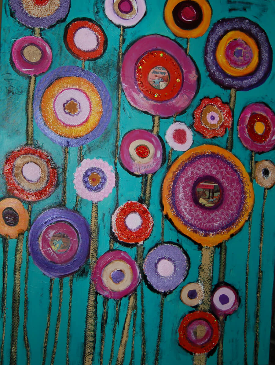 Round and Round the Garden, painting by Kathryn Davis